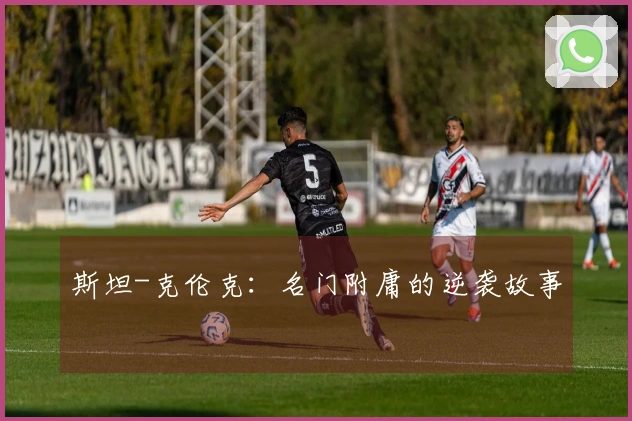 斯坦-克伦克：名门附庸的逆袭故事